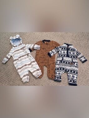 ☀️Cozy Baby Rompers / Sleep & Fleece Bundle